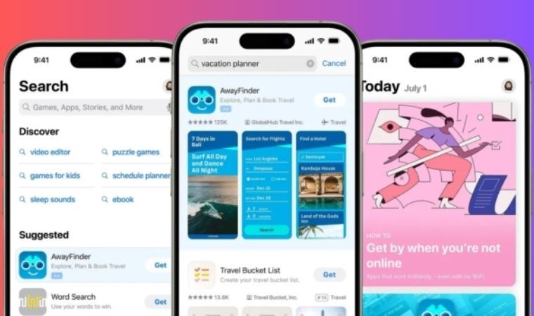 Apple App Store için yeni reklam platformunu test ediyor