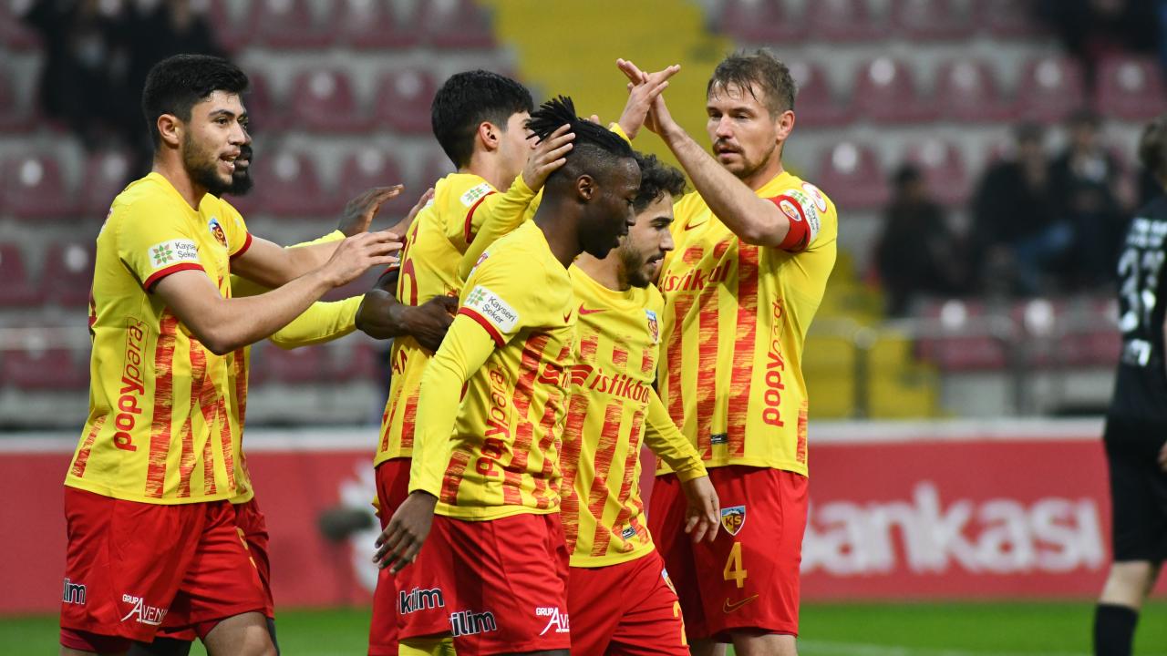 Kayserispor 30 haftada 11'inci kez mağlup oldu