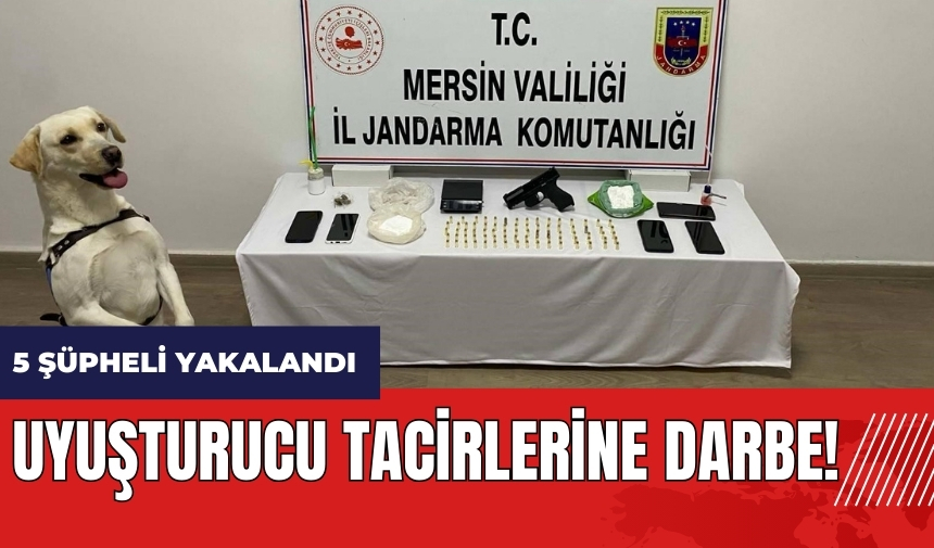 Mersin'de uyuşturucu tacirlerine darbe!