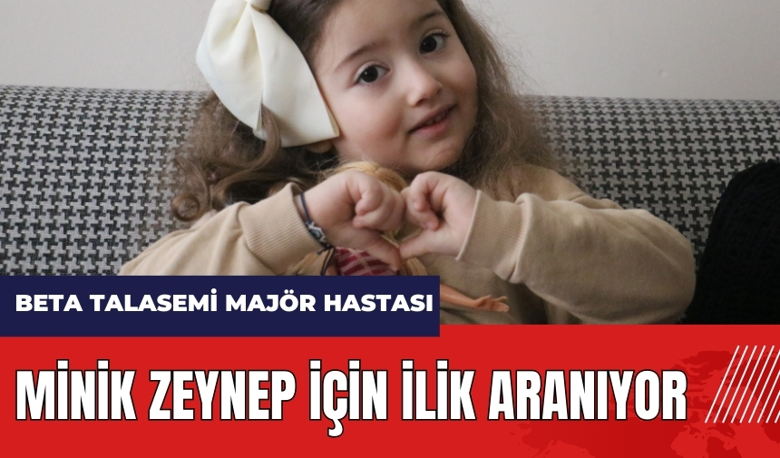 Minik Zeynep için ilik aranıyor