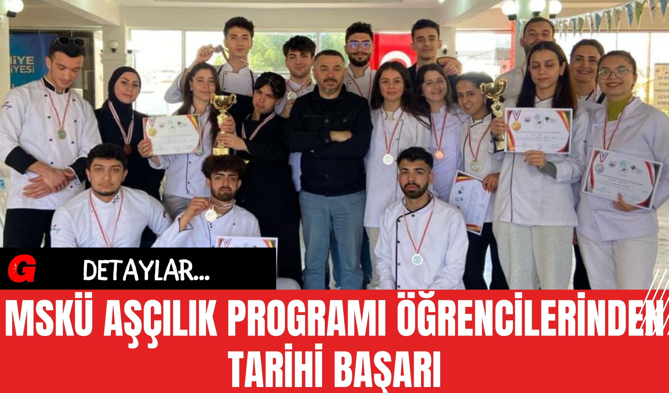 MSKÜ Aşçılık Programı Öğrencilerinden Tarihi Başarı