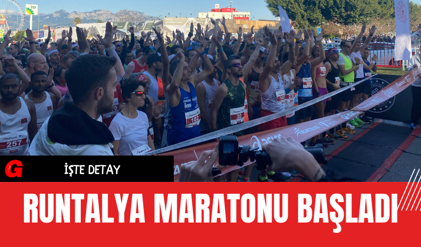 Runtalya Maratonu Başladı