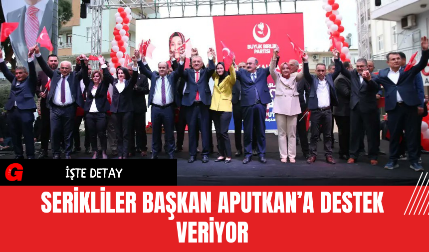 Serikliler Başkan Aputkan’a Destek Veriyor