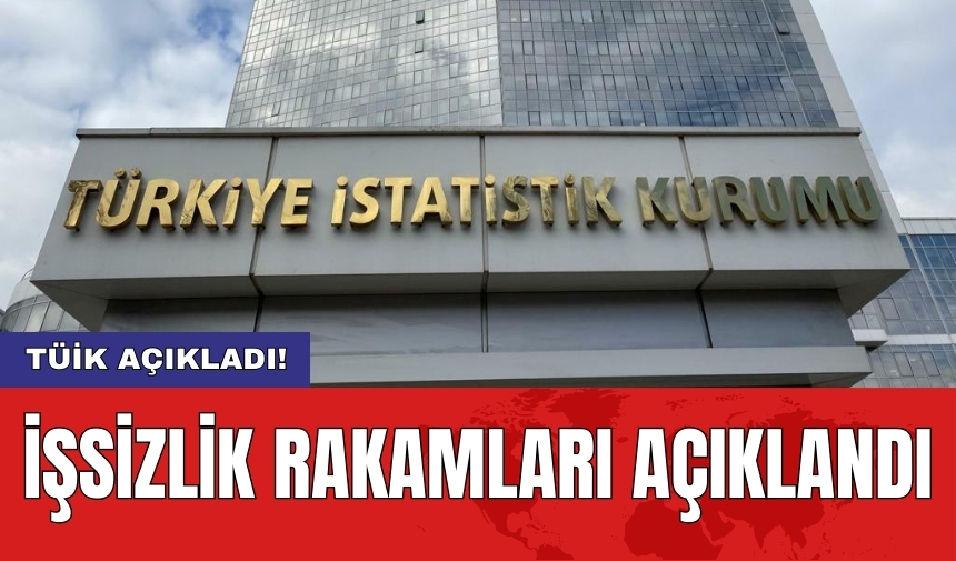 TÜİK açıkladı! Haziranda işsizlik arttı