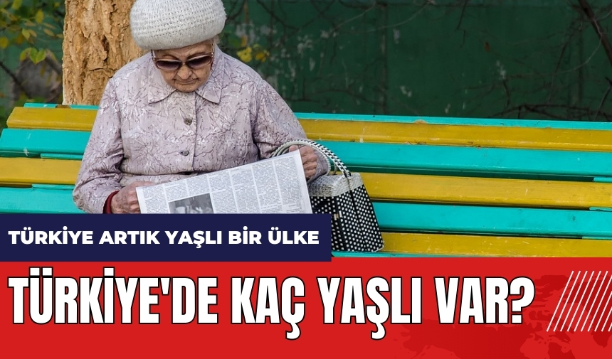 Türkiye artık yaşlı bir ülke! Türkiye'de kaç yaşlı var?