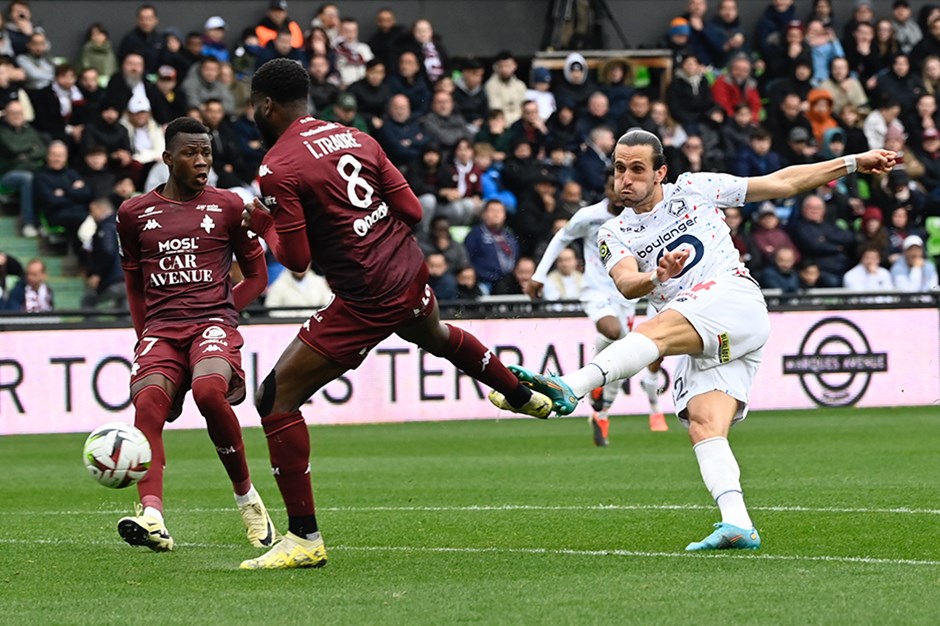 Yusuf Yazıcı’nın golüyle Lille Metz’i 2-1 mağlup etti