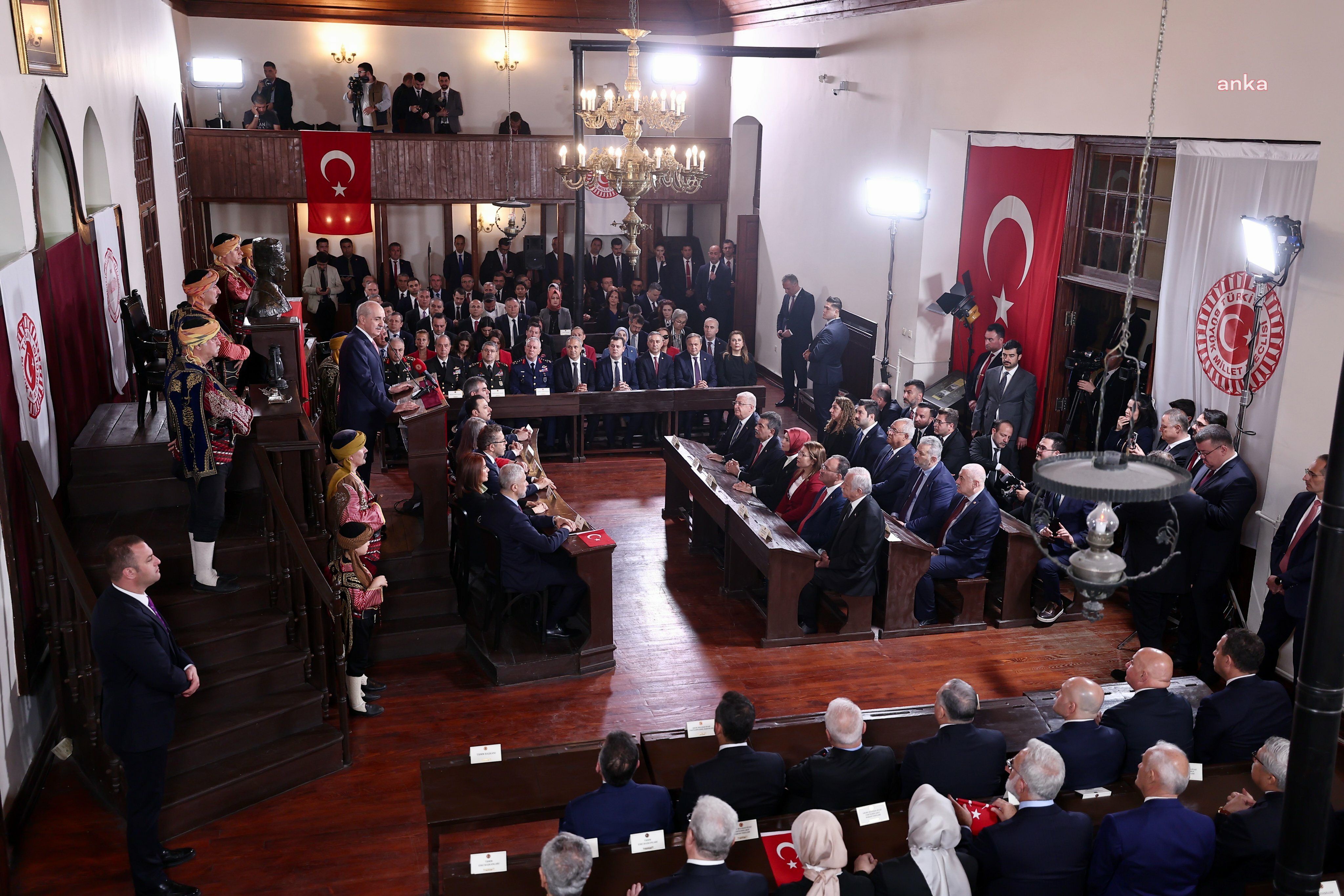 TBMM Başkanı Kurtulmuş Birinci Meclis'te konuştu