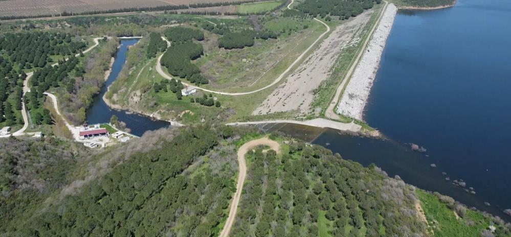 Çanakkale’de Bayramiç Barajı’nın doluluk oranı üreticinin yüzünü güldürdü