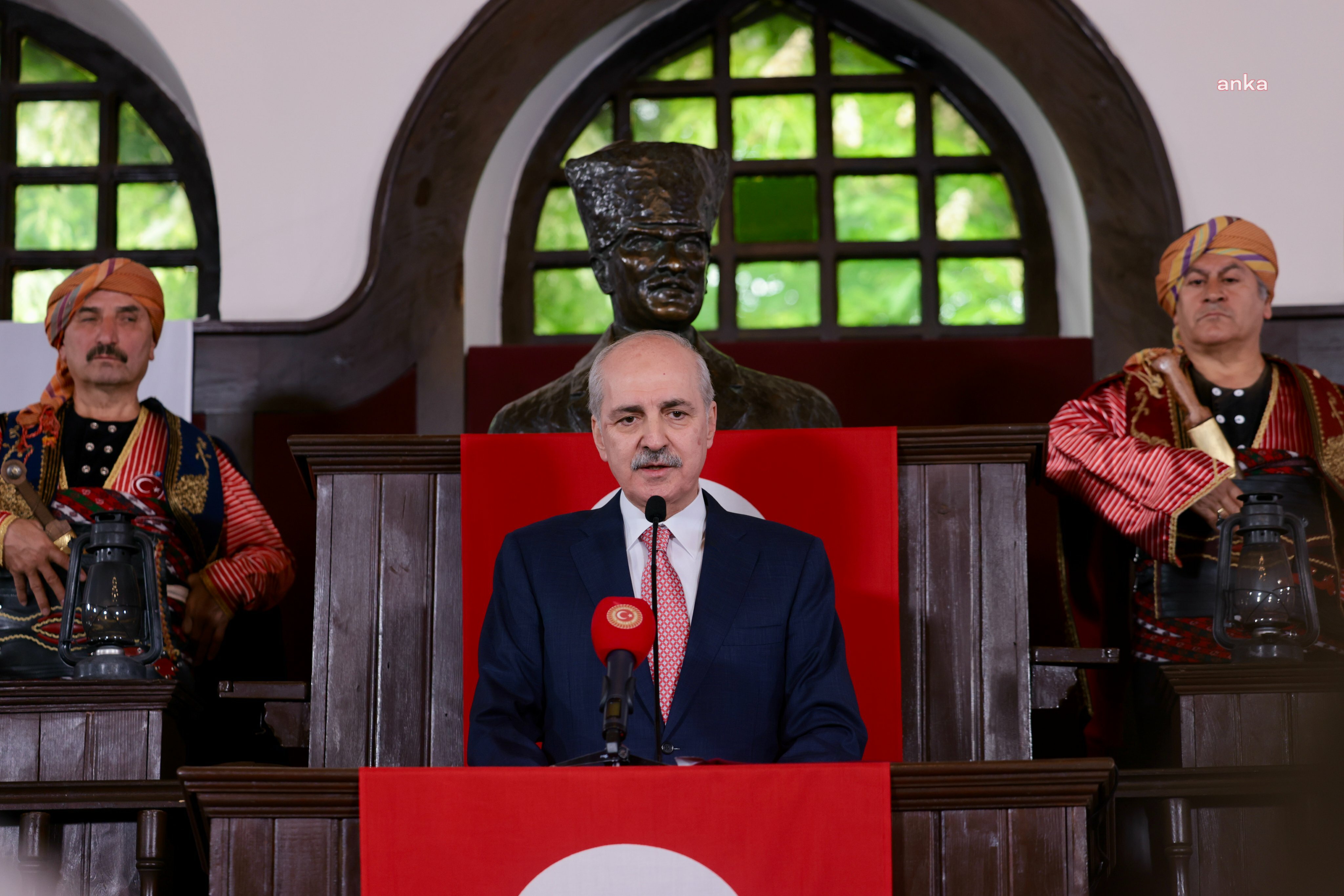 TBMM Başkanı Kurtulmuş Birinci Meclis'te konuştu