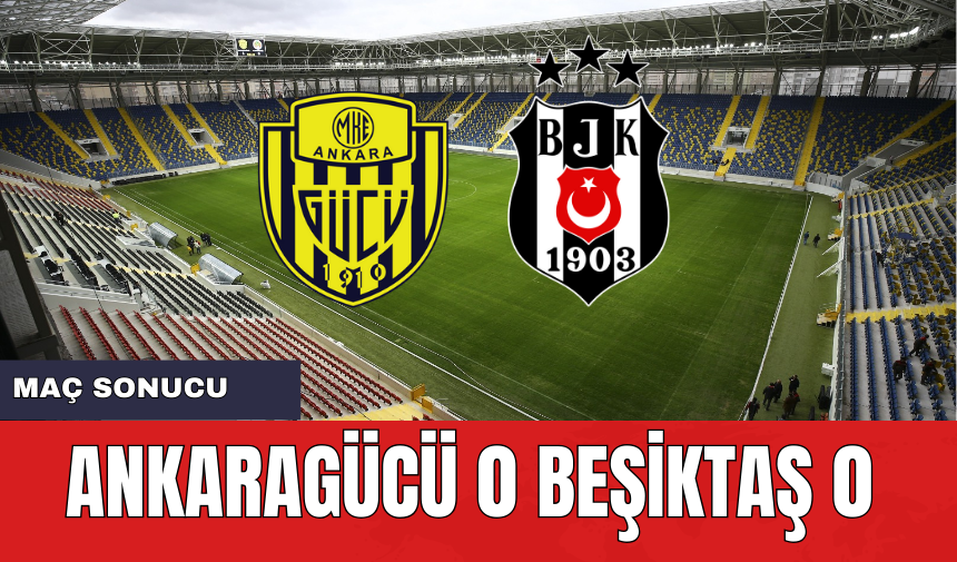 Ankaragücü Beşiktaş Maç Sonucu