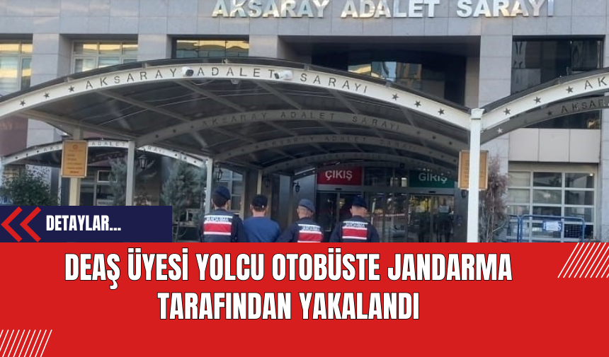 DE*Ş Üyesi Yolcu Otobüste Jandarma Tarafından Yakalandı