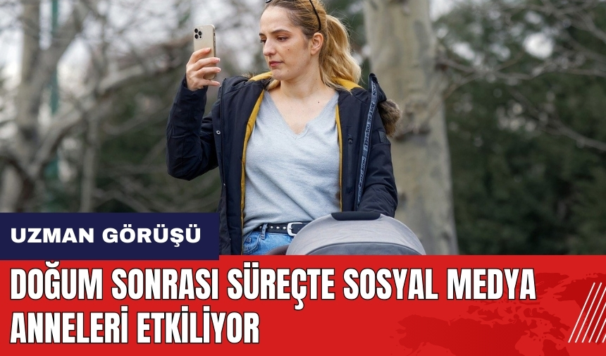 Doğum sonrası süreçte sosyal medya anneleri etkiliyor