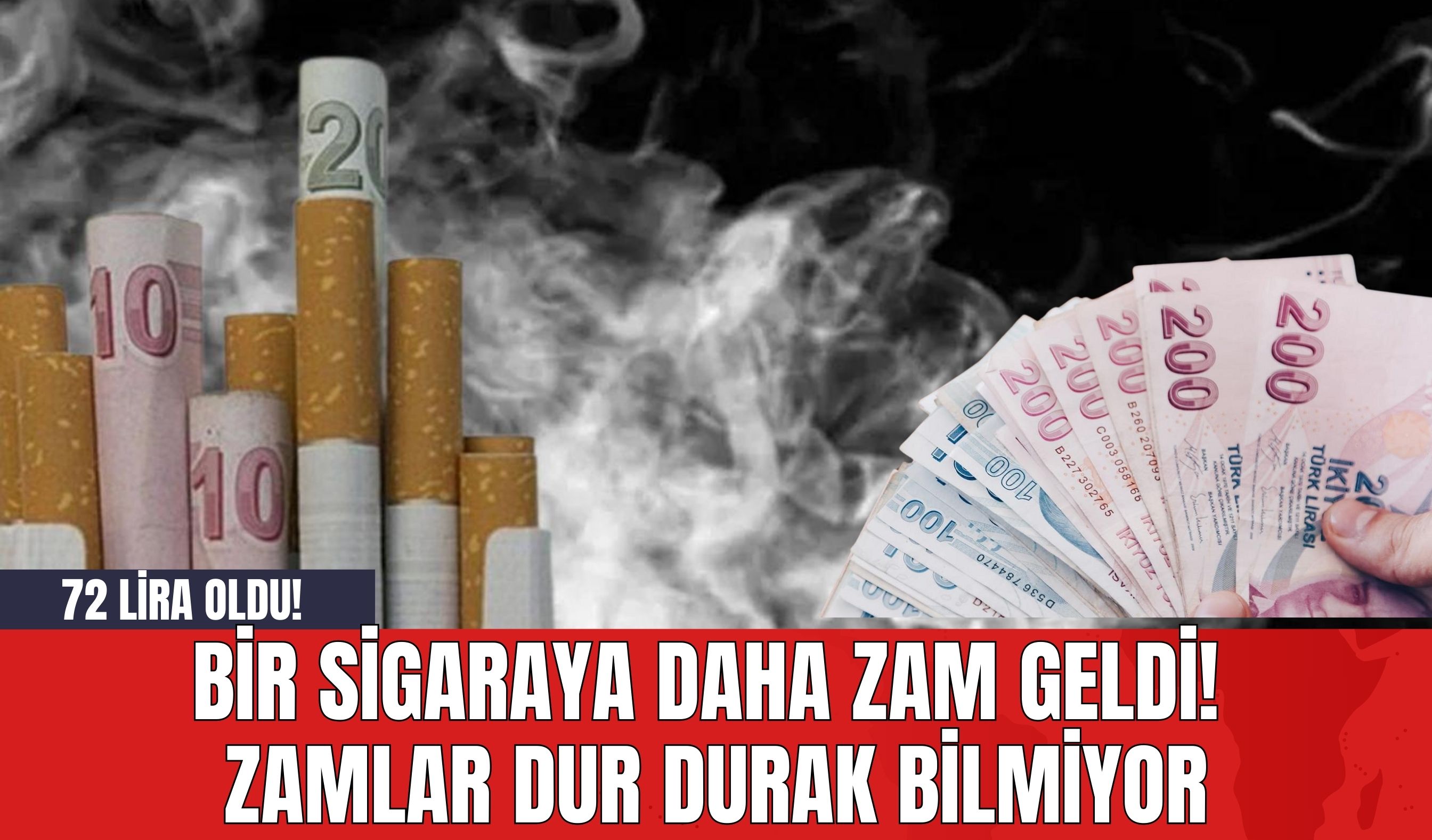 Bir Sigaraya Daha Zam Geldi! Zamlar Dur Durak Bilmiyor