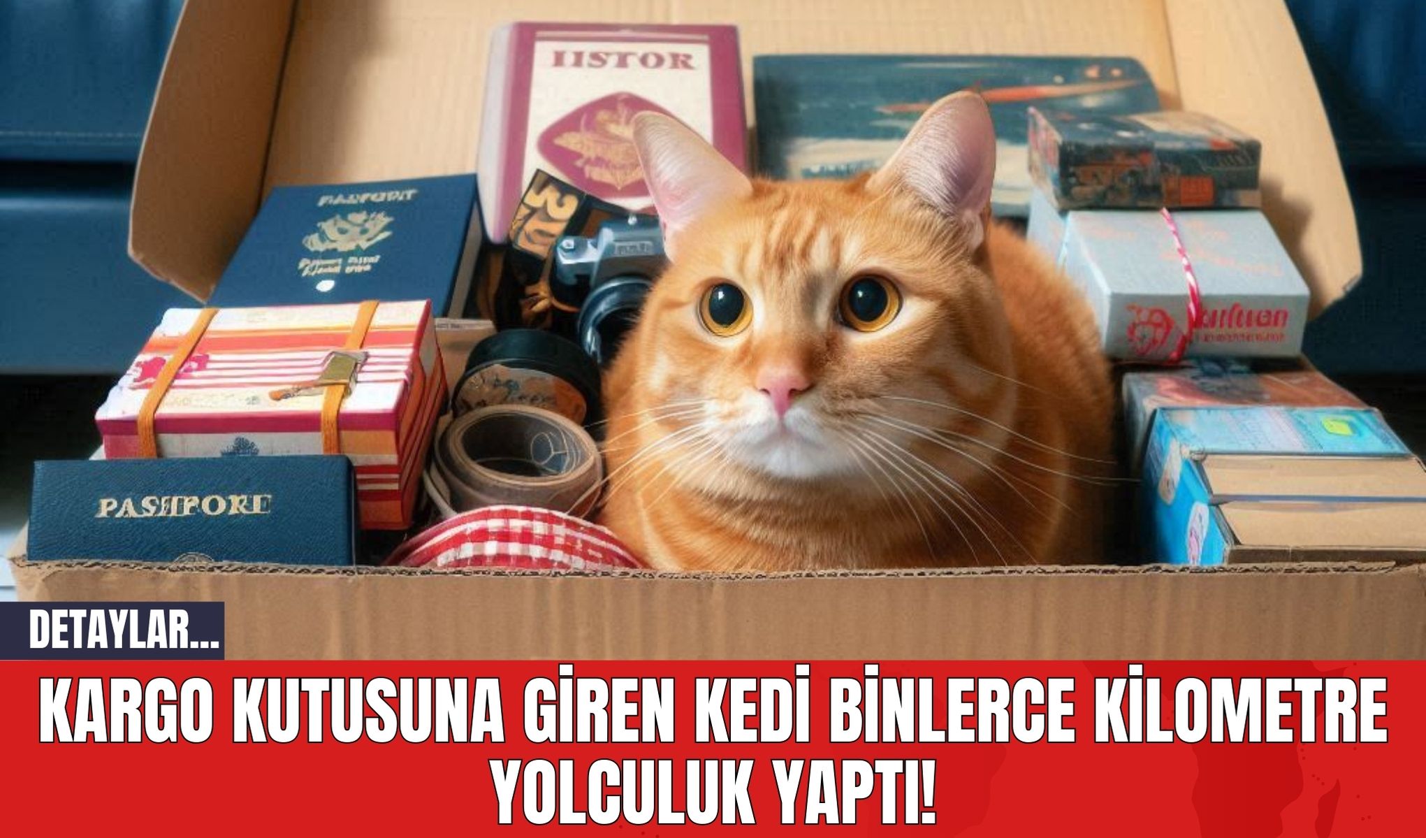 Kargo Kutusuna Giren Kedi Binlerce Kilometre Yolculuk Yaptı!