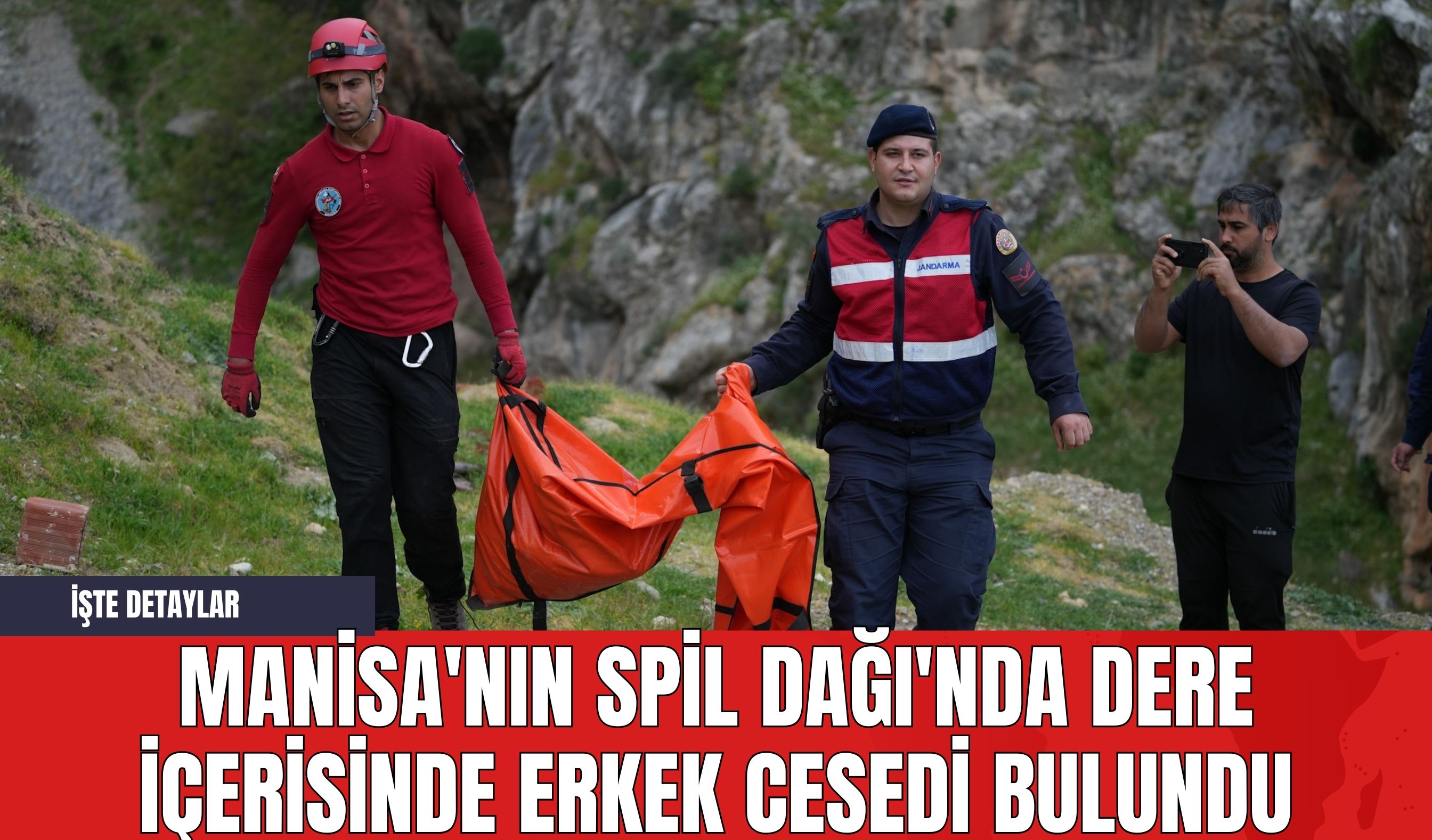 Manisa'nın Spil Dağı'nda Dere İçerisinde Erkek Ces*di Bulundu