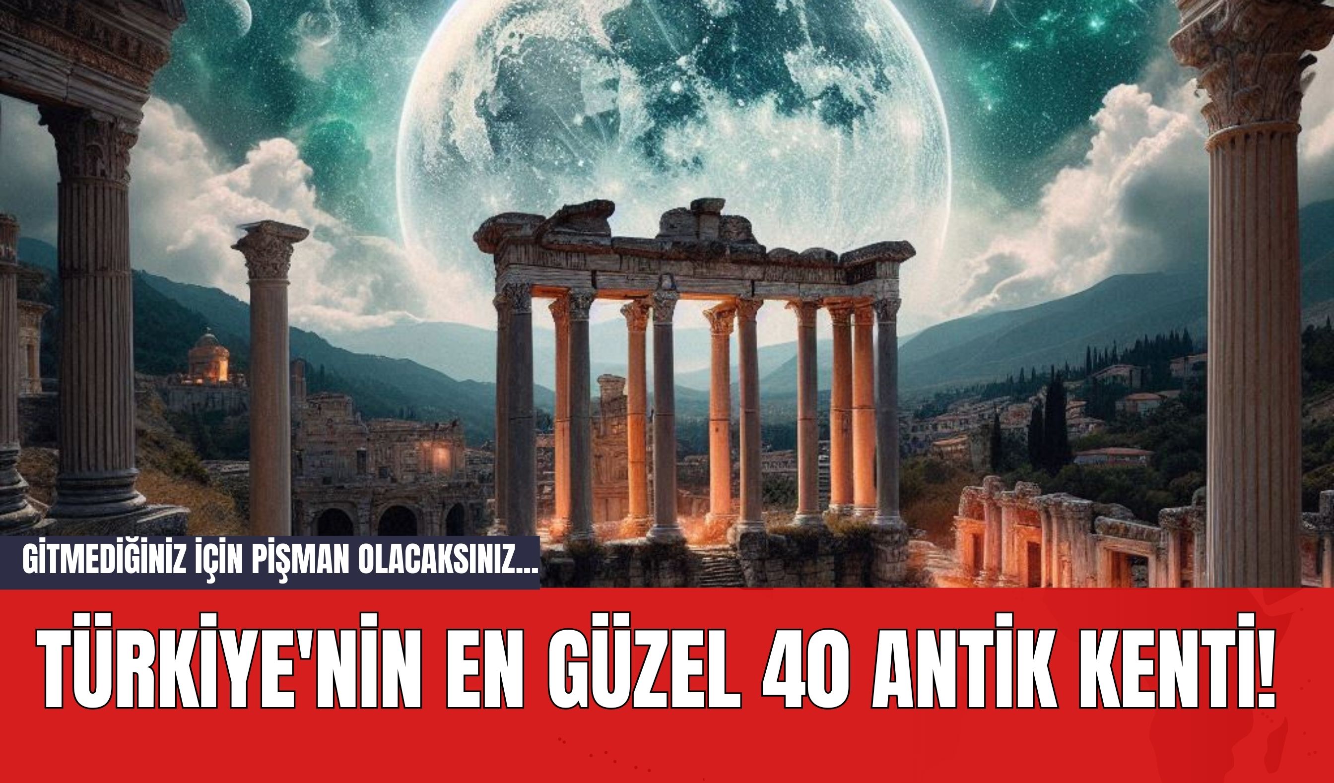 Türkiye'nin En Güzel 40 Antik Kenti! Gitmediğiniz İçin Pişman Olacaksınız...