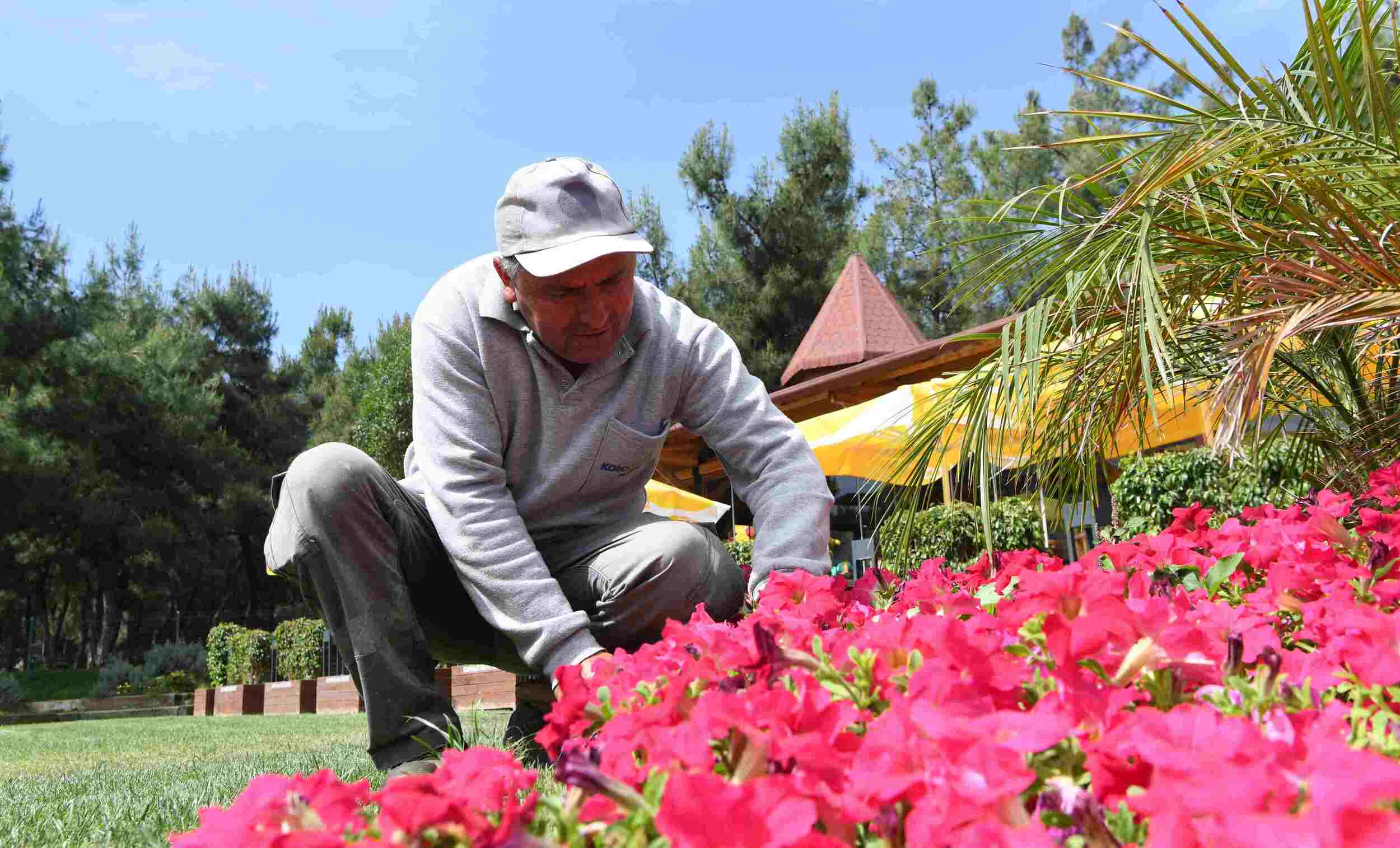 Konyaaltı Belediyesi HayatPark'ta peyzaj yenileniyor