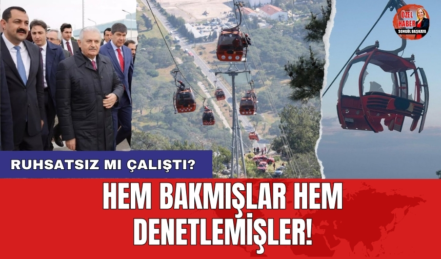 Hem bakmışlar hem denetlemişler! Ruhsatsız mı çalıştı?