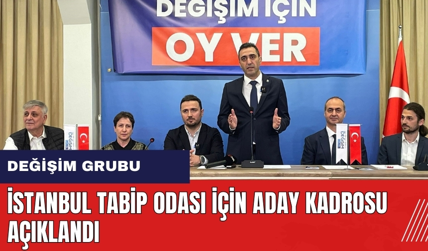 İstanbul Tabip Odası için aday kadrosu açıklandı