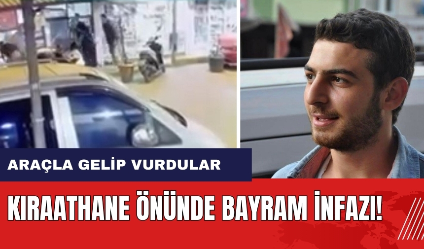 Şişli'de kıraathane önünde bayram infazı!