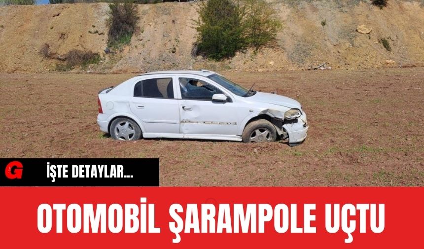 Malatya'da otomobil şarampole uçtu