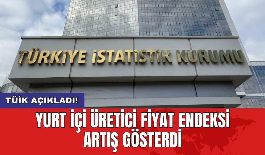 TÜİK açıkladı: Yurt İçi Üretici Fiyat Endeksi artış gösterdi