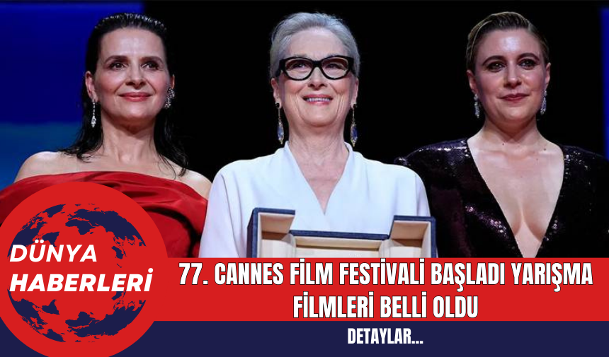 77. Cannes Film Festivali Başladı Yarışma Filmleri Belli Oldu