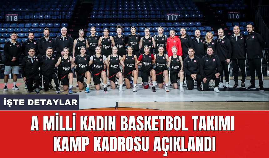 A Milli Kadın Basketbol Takımı kamp kadrosu açıklandı