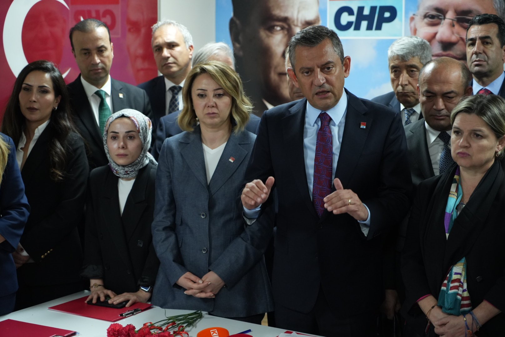 CHP MYK toplantısı Manisa'nın Soma ilçesinde gerçekleşti