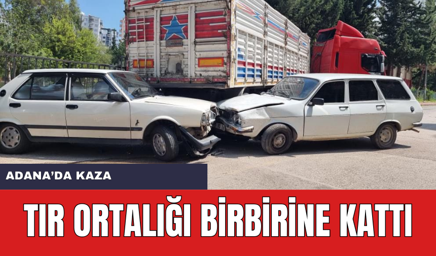 TIR Ortalığı Birbirine Kattı