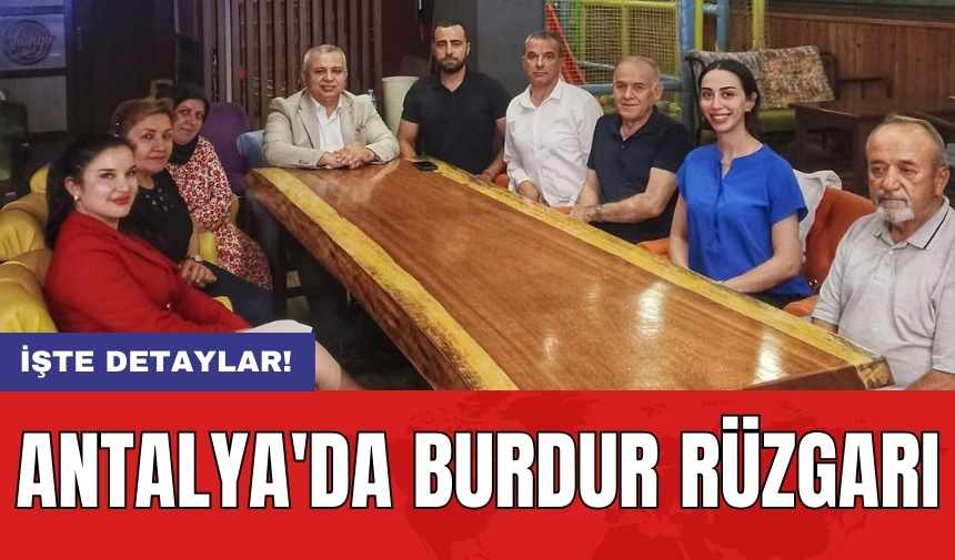 Antalya'da Burdur rüzgarı