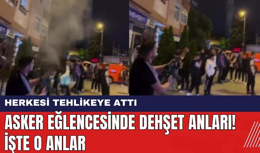 Asker Eğlencesinde Dehşet Anları! İşte O Anlar