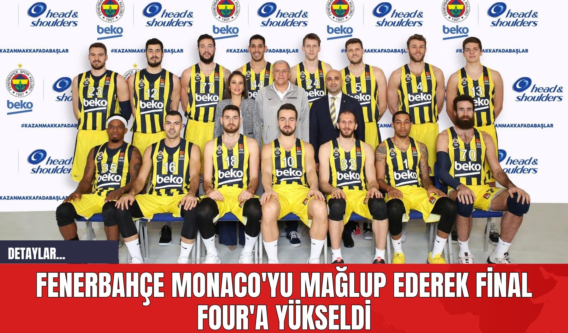 Fenerbahçe Monaco'yu Mağlup Ederek Final Four'a Yükseldi