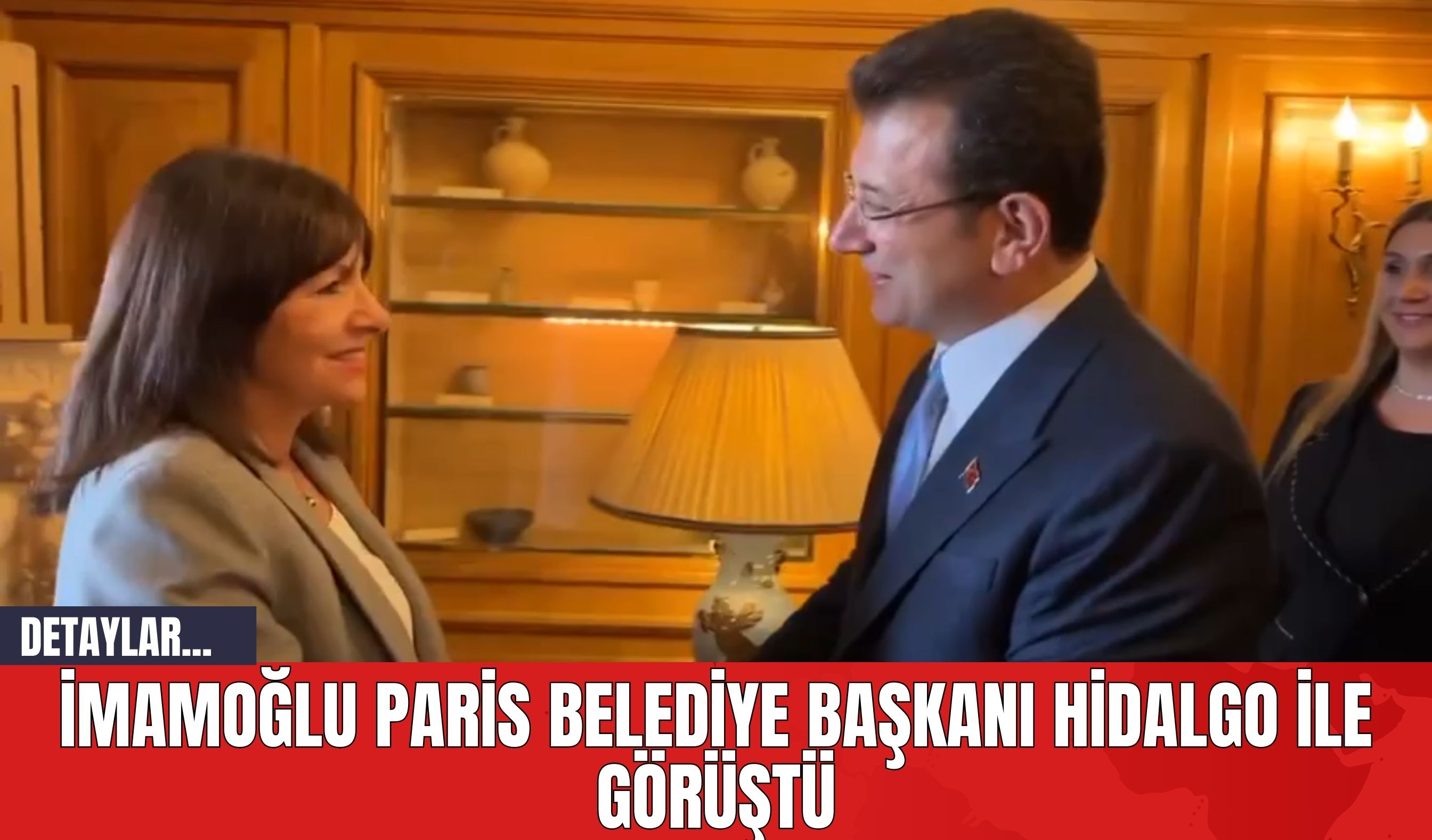 İmamoğlu Paris Belediye Başkanı Hidalgo İle Görüştü