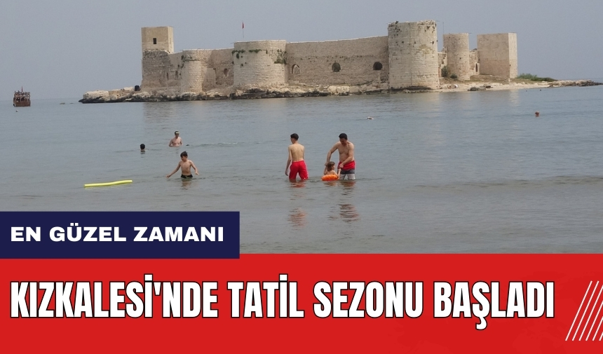 Kızkalesi'nde tatil sezonu başladı