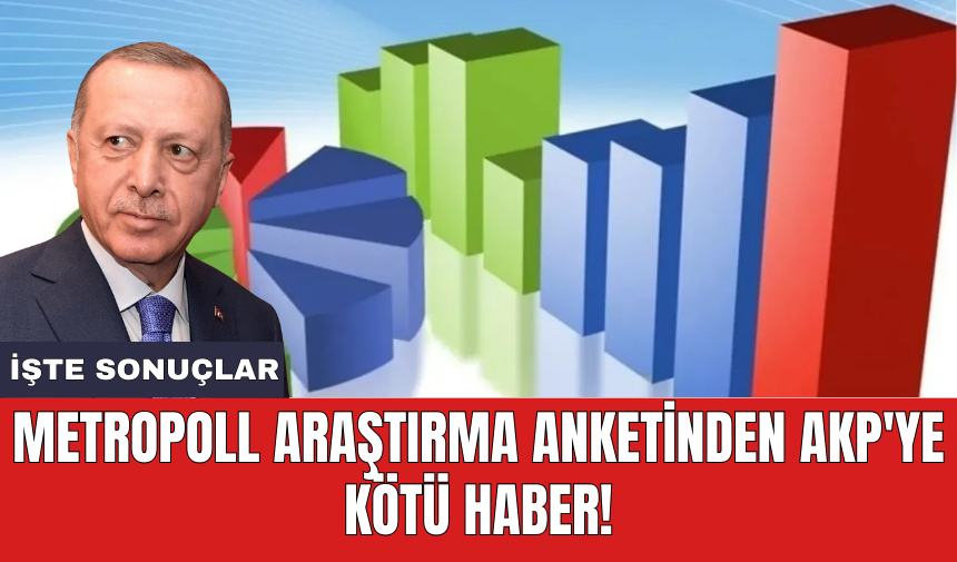 MetroPOLL Araştırma anketinden AKP'ye kötü haber!