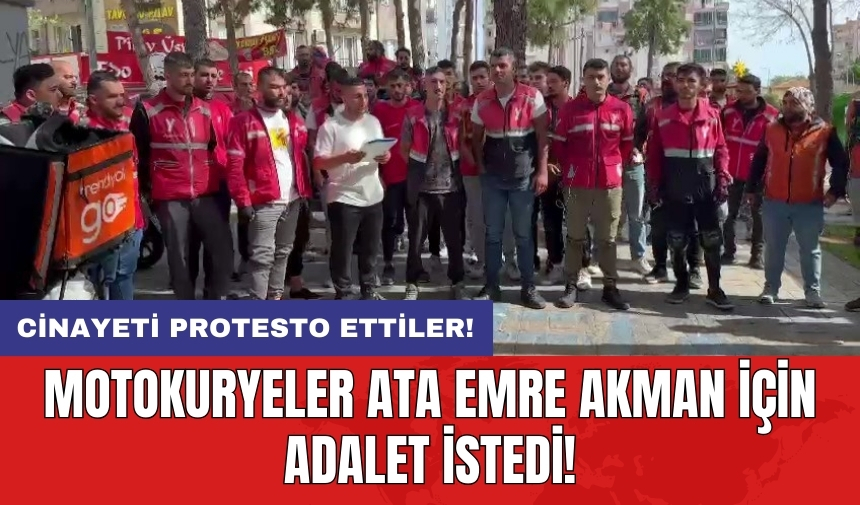 Motokuryeler Ata Emre Akman için adalet istedi! C*nayeti protesto ettiler!