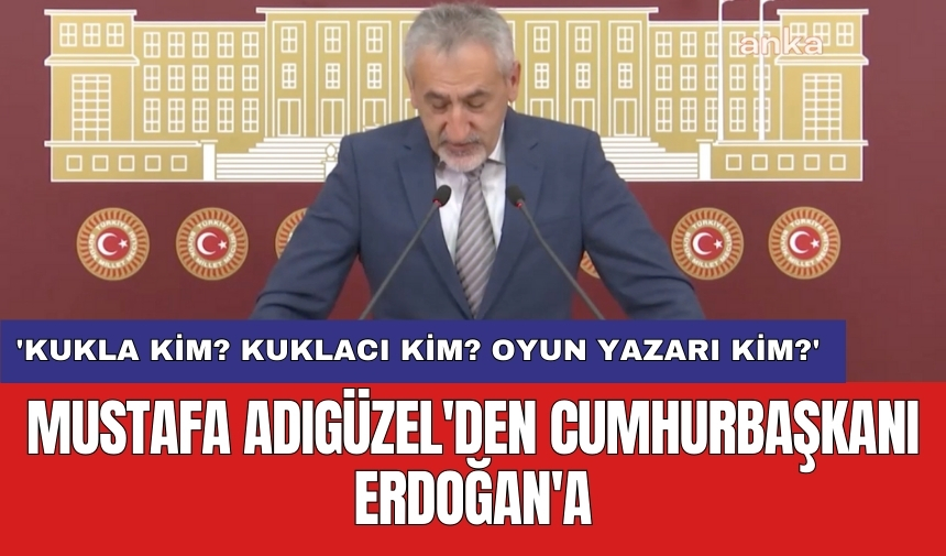 Mustafa Adıgüzel'den Cumhurbaşkanı Erdoğan'a: 'Kukla kim? Kuklacı kim? Oyun yazarı kim?'