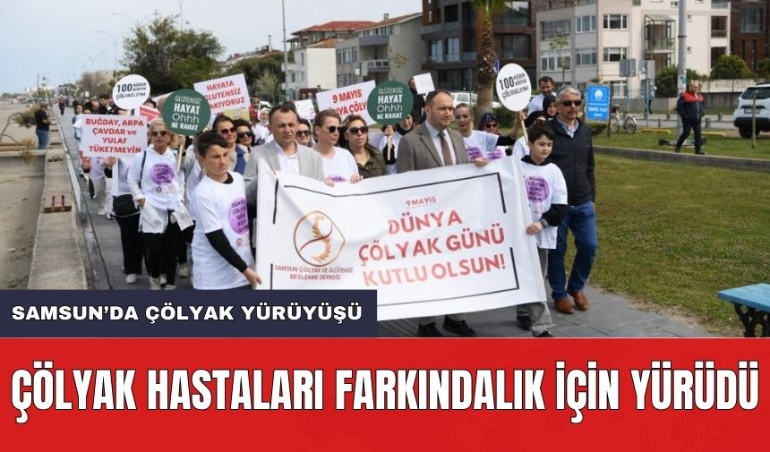 Çölyak Hastaları Farkındalık İçin Yürüdü