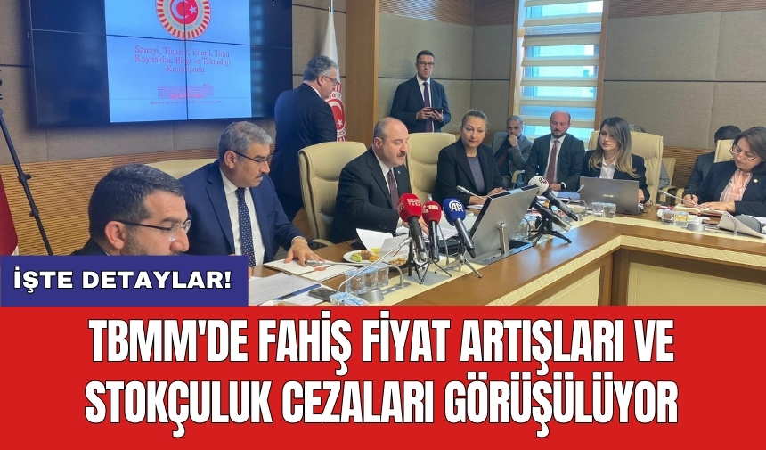 TBMM'de fahiş fiyat artışları ve stokçuluk cezaları görüşülüyor