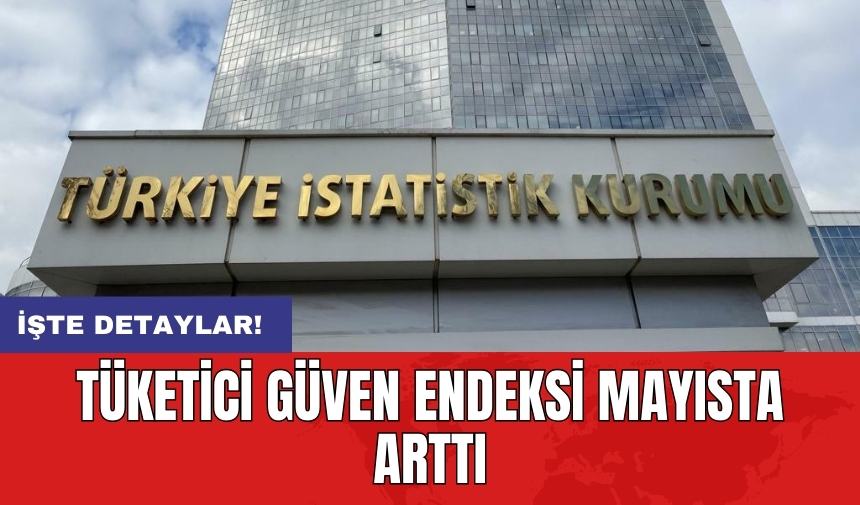 Tüketici güven endeksi mayısta arttı