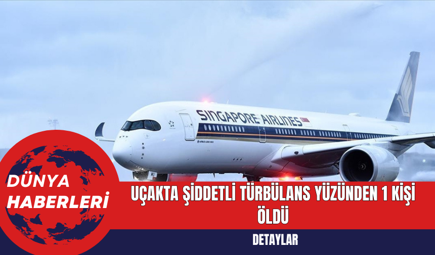 Uçakta Şiddetli Türbülans Yüzünden 1 Kişi Öldü: 30 Yaralı