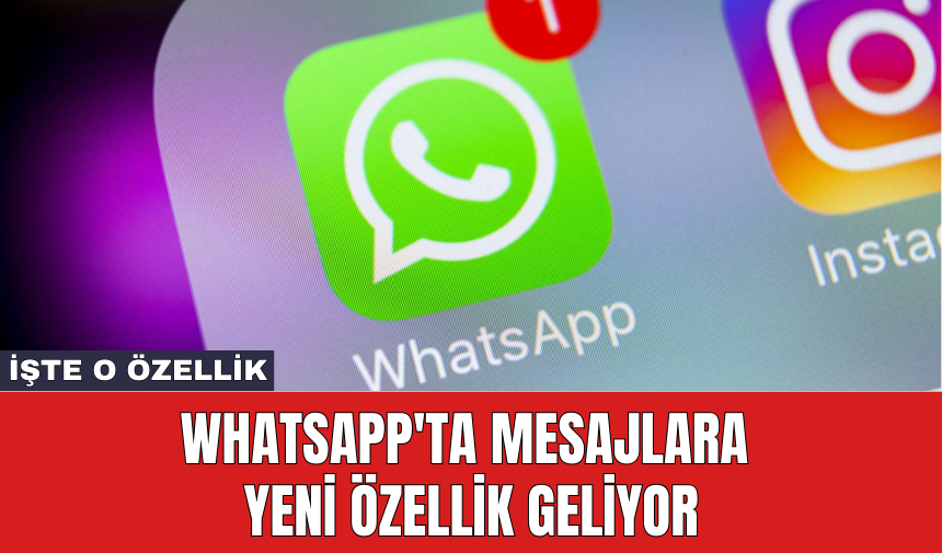 WhatsApp'ta mesajlara yeni özellik geliyor