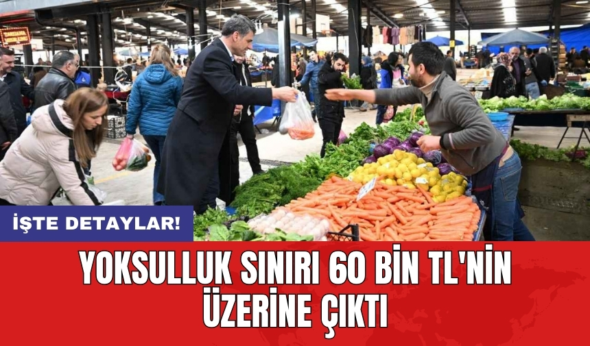 Yoksulluk sınırı 60 bin TL'nin üzerine çıktı