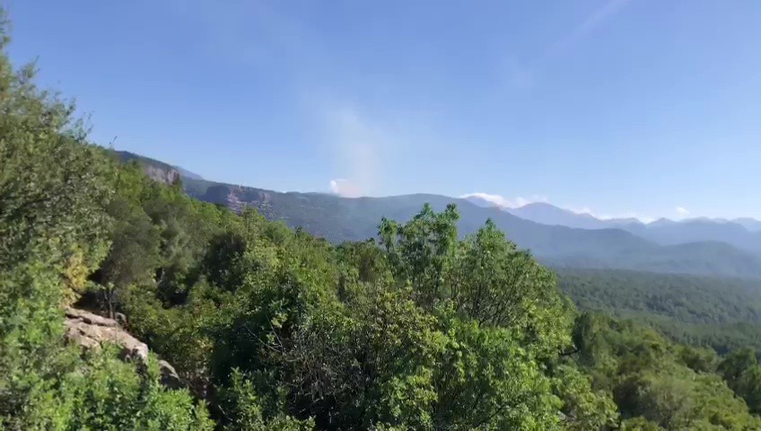 Manavgat Köprülü Kanyon'daki orman yangınında ilerleme durduruldu