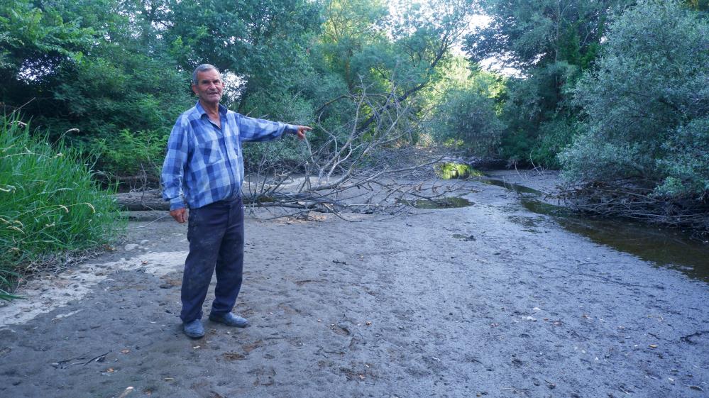 Edirne'de kuraklık felaketi: Tunca Nehri tamamen kurudu