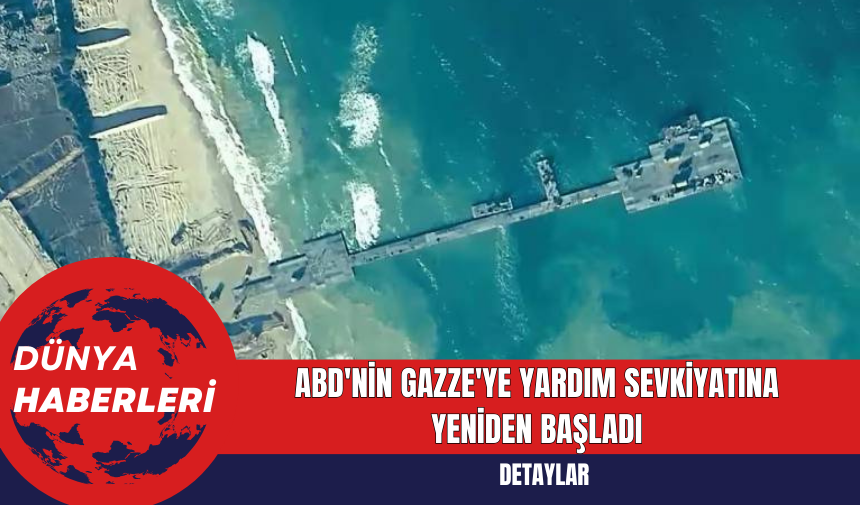 ABD'nin Gazze'ye Yardım Sevkiyatına Yeniden Başladı