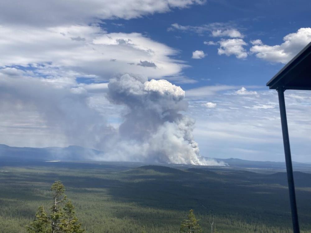 Abd’nin Oregon Eyaletinde Orman Yangını3