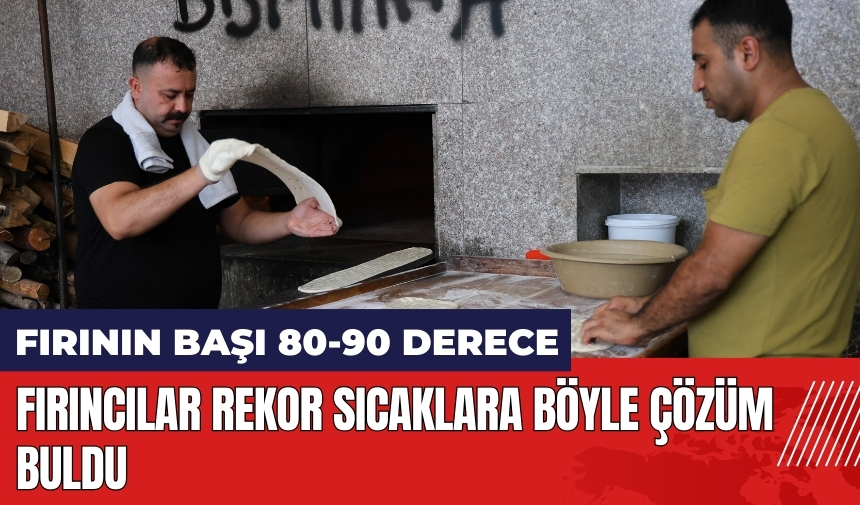 Adana'da fırıncılar rekor sıcaklara böyle çözüm buldu!