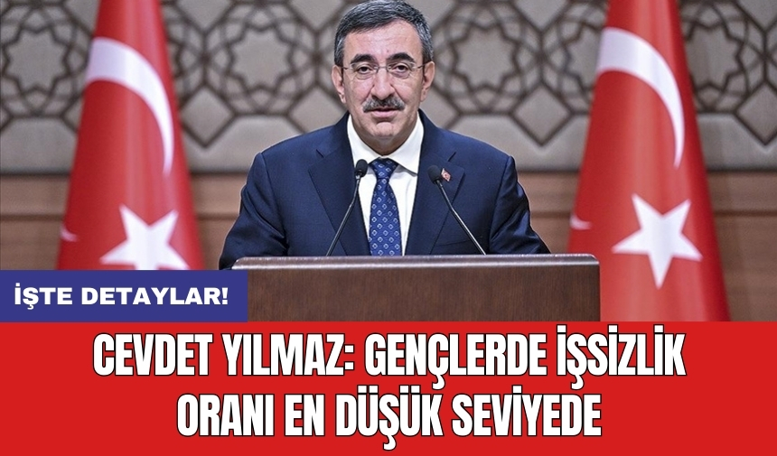 Cevdet Yılmaz: Gençlerde işsizlik oranı en düşük seviyede